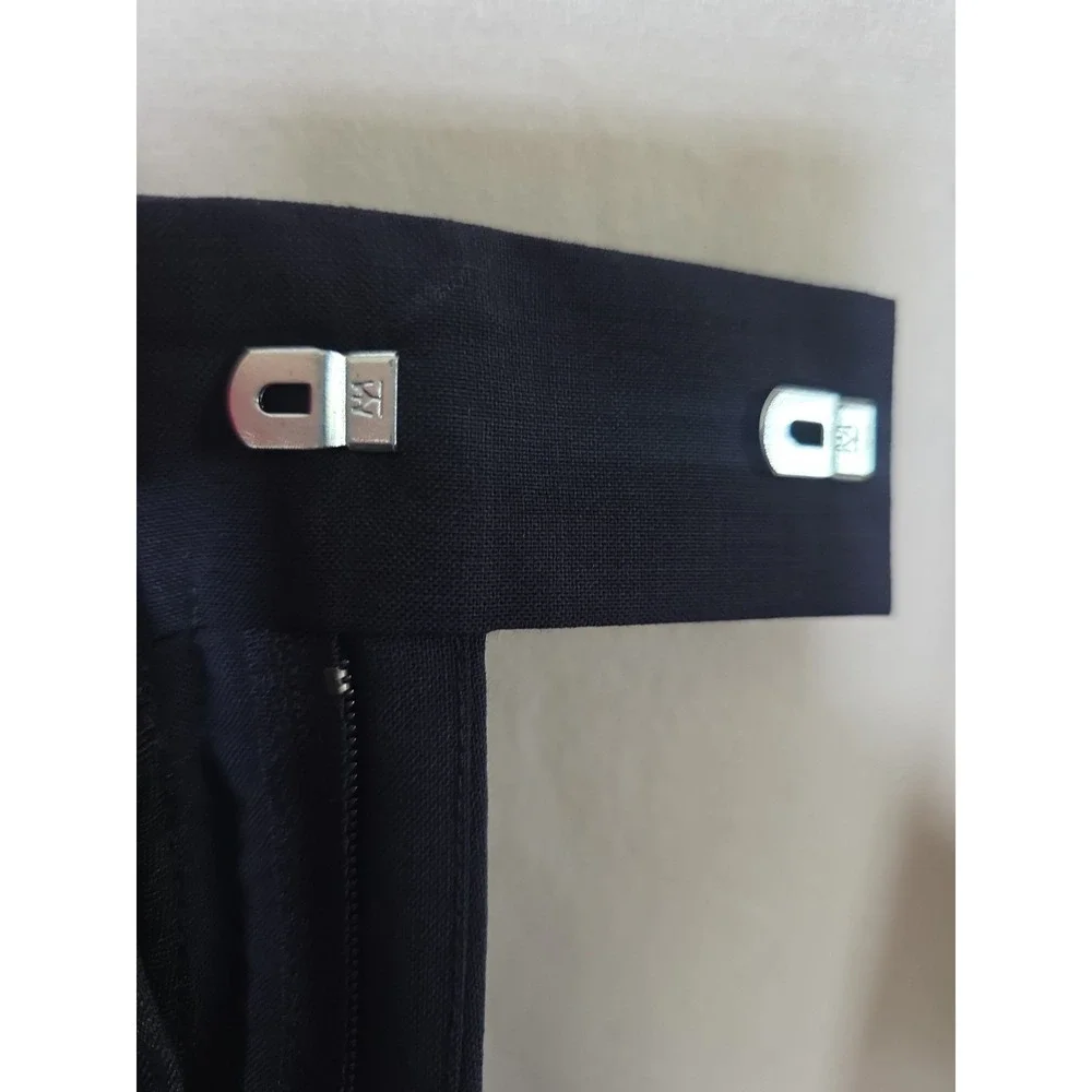 Louis Vuitton Rare Uniform Mens Navy Slim Unhemmed Trousers Size EU 44/US 28 NWT